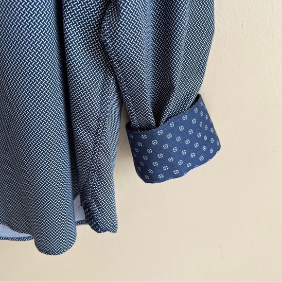 TED BAKER LONDON men’s Shuger Slim Fit Stretch Button-Up Shirt size 6 or XL - Picture 5 of 9